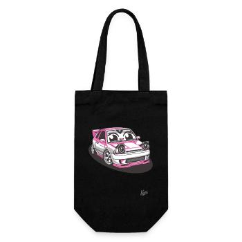 Chibi Auto : Tuning JDM Street Racing japonais - Sac à bouteille - noir - Devant