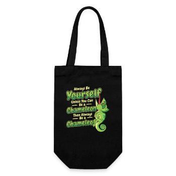 Soyez toujours vous-même à moins que vous ne puissiez être un caméléon - Sac à bouteille - noir - Devant