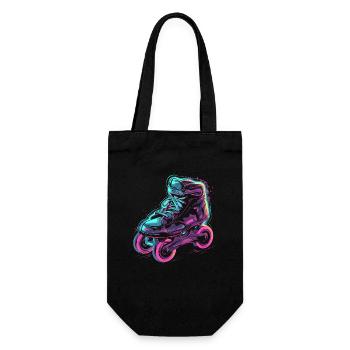 Roller Skates Steampunk - Gift Bag for Bottles - black - Front