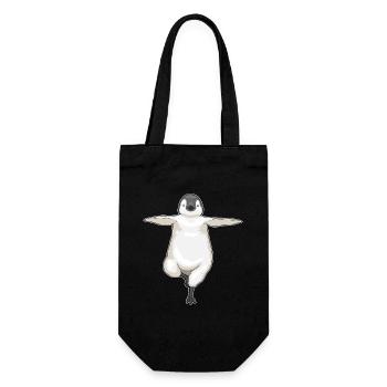 Penguin Yoga Fitness Gymnastique - Sac à bouteille - noir - Devant