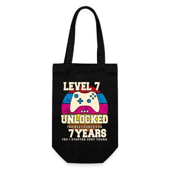 Original 2017 7 Years Old Level 7 Unlock - Gift Bag for Bottles - black - Front