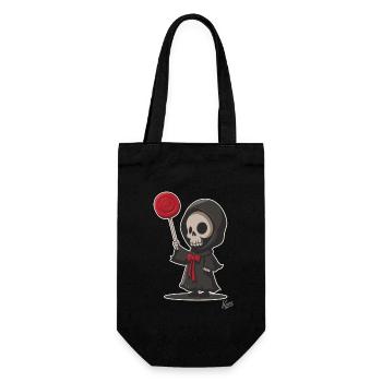 Grim Reaper with delicious lollipop lollipop - Gift Bag for Bottles - black - Front
