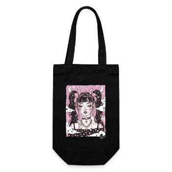 Super Cool Beauty: Grunge Emo Girl - Gift Bag for Bottles - black - Front