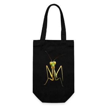 Praying Mantis Praying Mantis Love Mantis - Gift Bag for Bottles - black - Front