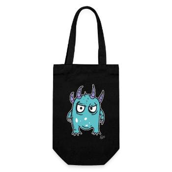 Little Monster Guy - Gift Bag for Bottles - black - Front