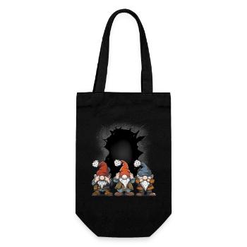 Dwarfs, Dwarfs, Gnomes, , , Fairy Tales, Child - Gift Bag for Bottles - black - Front
