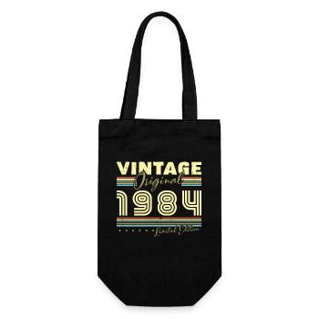 Vintage 1984 Rétro Cadeau D'anniversaire 1984 - Sac à bouteille - noir - Devant