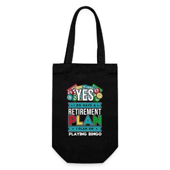 Ich habe einen professionellen Anrufer für den Pensionsplan - Geschenkbeutel für Flaschen - Schwarz - Vorne
