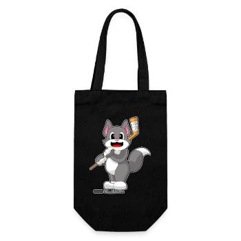 Cat Bâton de Hockey sur Glace - Sac à bouteille - noir - Devant
