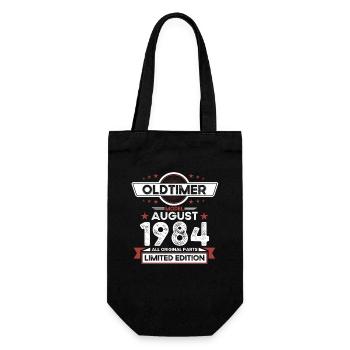40ème Anniversaire Voiture Classique Août 1984 Millésime 1984 - Sac à bouteille - noir - Devant