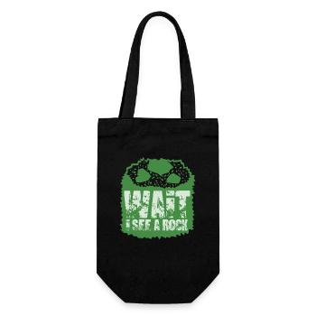 Geologe Geologie Geschenk - Geschenkbeutel für Flaschen - Schwarz - Vorne
