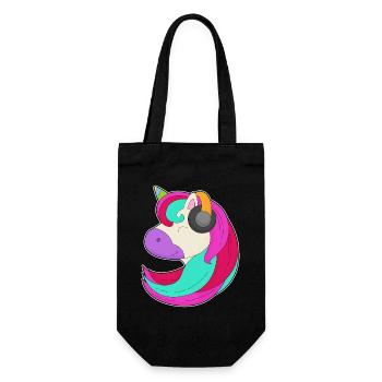 Musique casque Unicorn - Sac à bouteille - noir - Devant