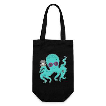 Perle de pieuvre - Sac à bouteille - noir - Devant