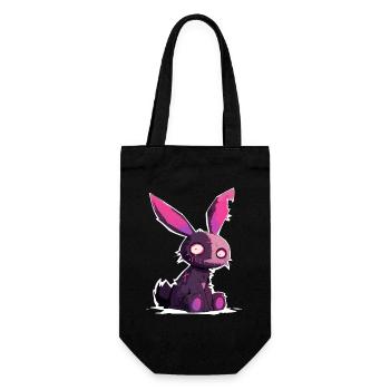 Goth Bunny Doll Bunny Gothique Poupée Grunge Cadeau - Sac à bouteille - noir - Devant