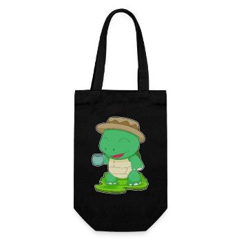 Turtle Coffee Mug - Gift Bag for Bottles - black - Front