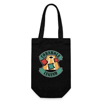 Cornhole Legend Spielbretter Sitzsack Professional - Geschenkbeutel für Flaschen - Schwarz - Vorne