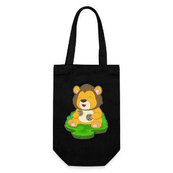 Lion Cookie - Sac à bouteille - noir - Devant