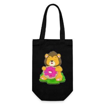 Beignet Lion - Sac à bouteille - noir - Devant