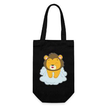 Nuages de lions - Sac à bouteille - noir - Devant