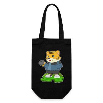 Tiger Bowling Bowling Ball - Gift Bag for Bottles - black - Front