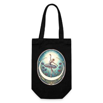 Blue Ballerina - Gift Bag for Bottles - black - Front