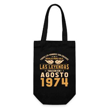 The Legends August 1974 - Gift Bag for Bottles - black - Front