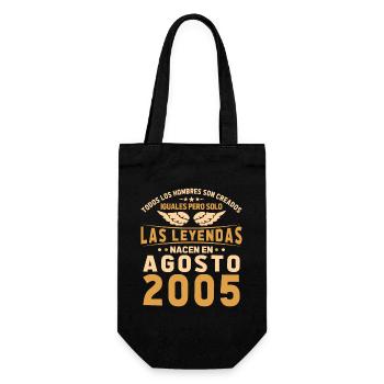 Die Legenden August 2005 - Geschenkbeutel für Flaschen - Schwarz - Vorne