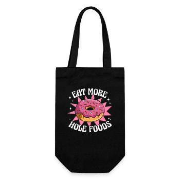 Manger plus de trou de nourriture beignet glacé Maker Lover - Sac à bouteille - noir - Devant