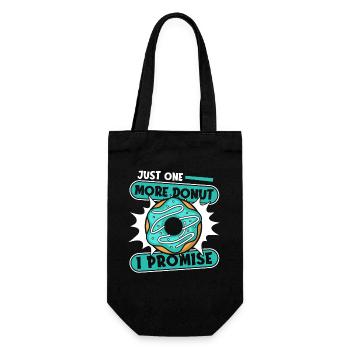 Juste un beignet de plus que je promets beignet glacé - Sac à bouteille - noir - Devant