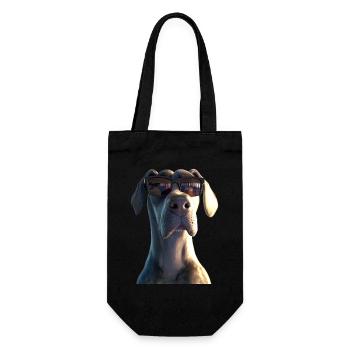Great Dane Hatz Male Saupacker Great Dane - Gift Bag for Bottles - black - Front
