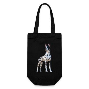 Great Dane Hatz Male Saupacker Great Dane - Gift Bag for Bottles - black - Front