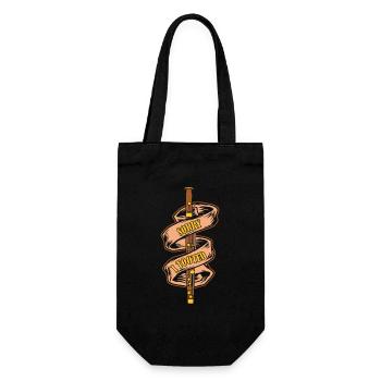 Désolé, j’ai Tooted Instrument de basson Aerophone Music - Sac à bouteille - noir - Devant