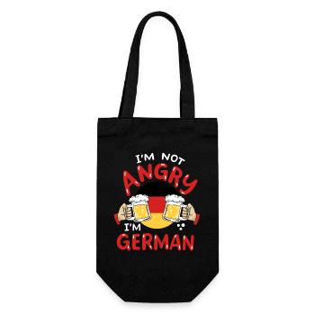 Deutschland Bierliebhaber - Geschenkbeutel für Flaschen - Schwarz - Vorne