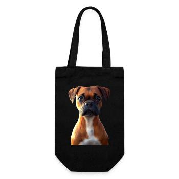 Deutscher Boxer Hunde Boxerverein German Boxer - Geschenkbeutel für Flaschen - Schwarz - Vorne