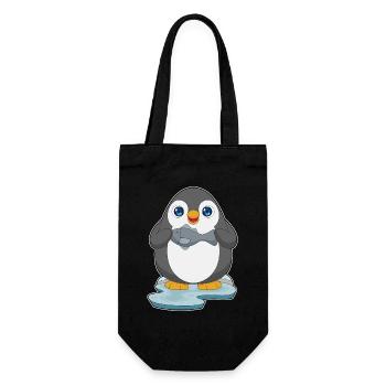 Penguin Fish - Gift Bag for Bottles - black - Front