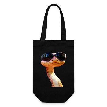 Serpent Python Cobra Mamba Serpent à sonnettes Serpent - Sac à bouteille - noir - Devant