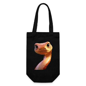 Serpent Python Cobra Mamba Serpent à sonnettes Serpent - Sac à bouteille - noir - Devant