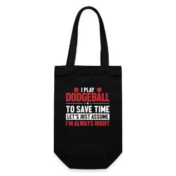Dodgeball Supposons que j’ai raison Joueur de jeu d’équipe - Sac à bouteille - noir - Devant