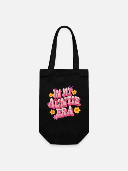In My Auntie Era - Gift Bag for Bottles - black