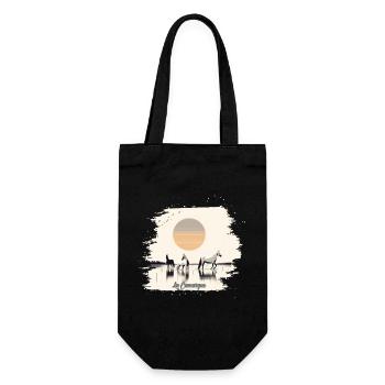 La Camargue - Sac à bouteille - noir - Devant
