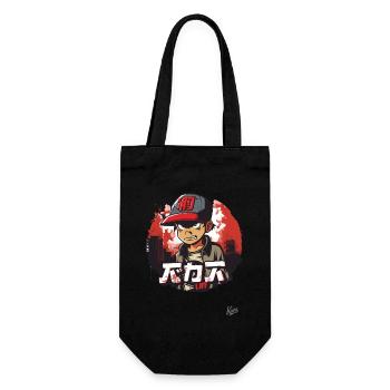 Angry little urban hip-hop boy - Gift Bag for Bottles - black - Front