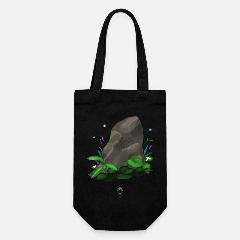 Runes Stone - Geschenkbeutel für Flaschen - Schwarz