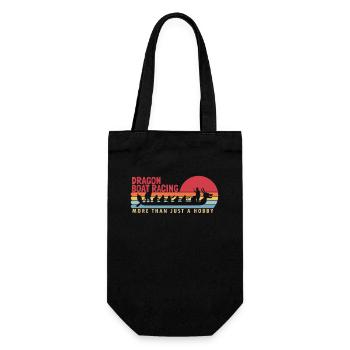 Dragon Boat Racing more than a Hobby Team Lover - Gift Bag for Bottles - black - Front