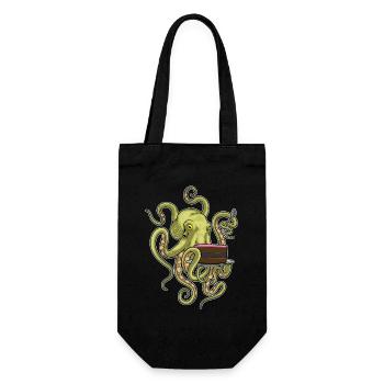 Octopus Cake - Gift Bag for Bottles - black - Front