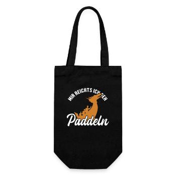 Mir reichts ich geh Paddeln Drummer Team Paddler - Gift Bag for Bottles - black - Front