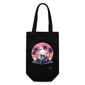 Skateboarding V ghosts - Gift Bag for Bottles - black - Front