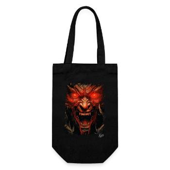 Evil Devil's Eyes: Monster Satan - Gift Bag for Bottles - black - Front