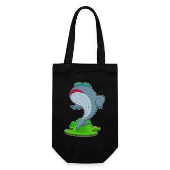 Whale Jogger Jogging Sport - Gift Bag for Bottles - black - Front