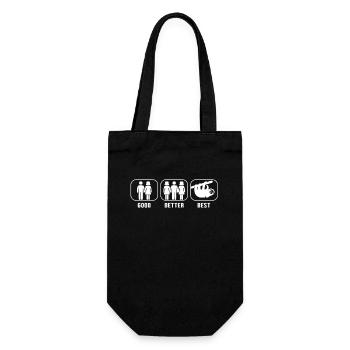 Good Better Best Sloths Folivora Brown-Throated - Gift Bag for Bottles - black - Front