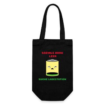 Batterie vide, recherche de la station de charge - Sac à bouteille - noir - Devant